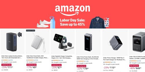 Labor Day Green Deals hub - EVs, power stations, tools, smart devices, more