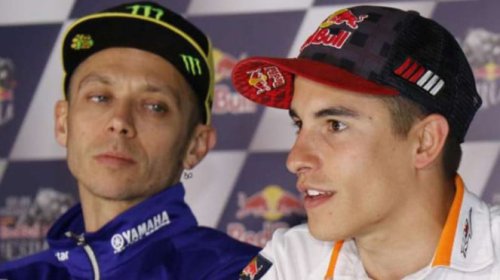 Pernyataan Marc Marquez Soal Saingan dengan Valentino Rossi