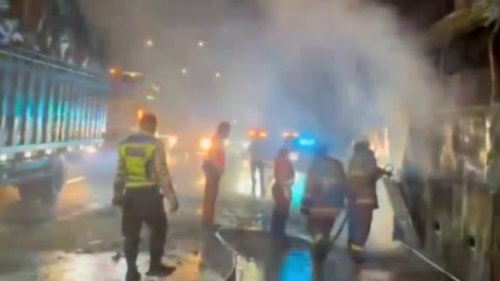 Pecah Ban Jadi Penyebab Awal Kebakaran Bus di Tol Cikampek