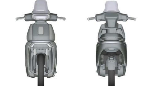 TVS Patenkan Desain Skuter Listrik Baru di Indonesia