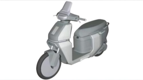 TVS Patenkan Desain Skuter Listrik Baru di Indonesia