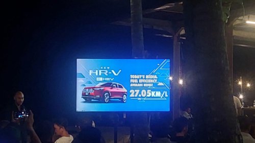 Honda, Nggak Nyangka, Segini Konsumsi BBM Honda HR-V Hybrid dari Jakarta ke Anyer