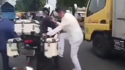 Denda yang Dibayar Patwal Dishub Setelah Ditilang Karena Boncengin Dedi Mulyadi