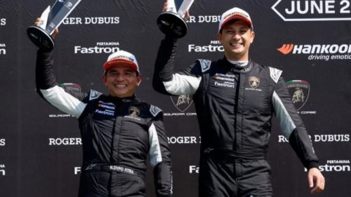Lamborghini, Pembalap Indonesia Kibarkan Merah Putih di Ajang Lamborghini Super Trofeo Jepang