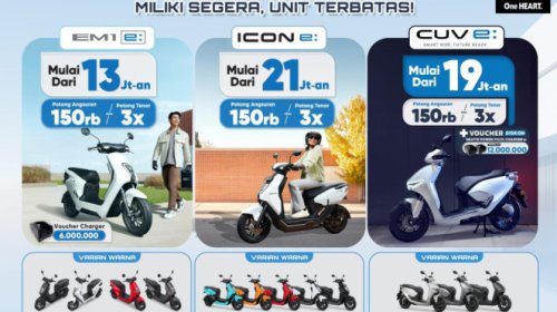 Motor Listrik Honda Diskon Gila-gilaan Tembus Rp35 Juta, Ini Rinciannya