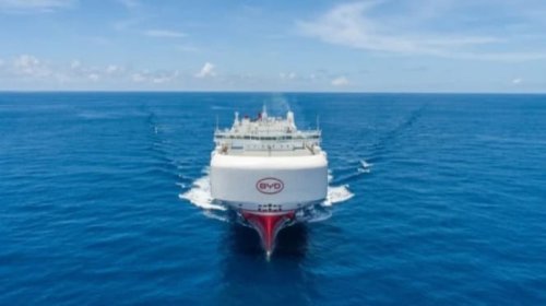 BYD | Mobil Listrik BYD | Kapal Kargo BYD Pembawa Ribuan Mobil Listrik Merapat di Jakarta