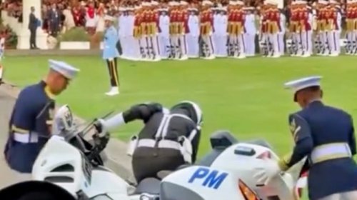 Moge Paspampres yang Jatuh saat Upacara Bendera Bukan Motor Biasa