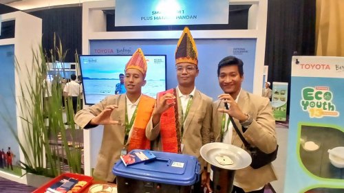 Toyota, Ide Sederhana Pelajar Ini Jadi Sorotan di Toyota Eco Youth 2025