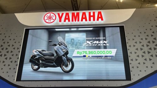 Yamaha, Yamaha Luncurkan Xmax Tech Max Terbaru Seharga Rp75 Juta, Intip Perubahannya Di sini!