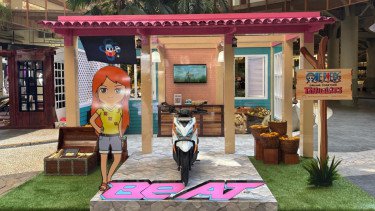 Honda BeAT One Piece Edisi Nami & Usopp Curi Perhatian di Makassar