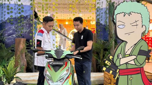 Honda, Zoro & Sanji Tampil di Honda BeAT One Piece x Tahilalats, Yuk Intip Keseruannya di Surabaya!