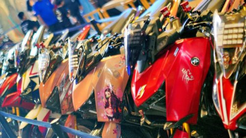 Modifikasi Maxi Yamaha Ini Jadi Tren di Makassar