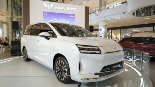 Wuling Pamer Mobil Listrik Darion di Central Park, MPV Canggih dengan Jarak Tempuh 540 Km