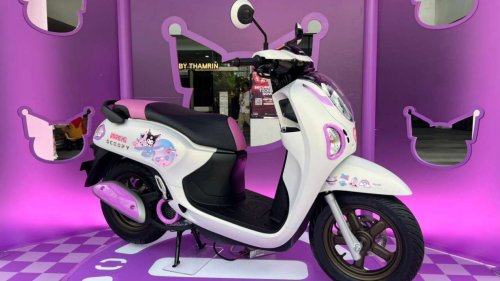 Scoopy x Kuromi, Sentuhan Imut dan Lucu di Roda Dua
