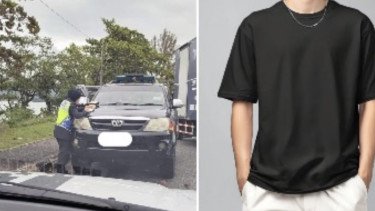 30 Tahun Nggak Pernah Ditilang, Sekali Kena Gegara Kaos