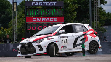 Toyota Agya GR Sport Jadi Sorotan di Kejurnas Slalom 2025