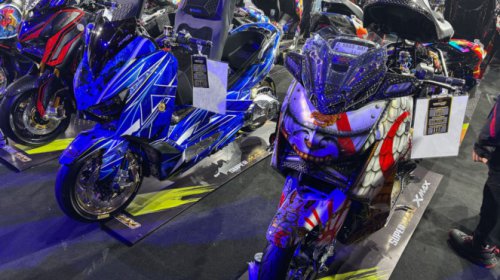 Yamaha, XMAX Berlapis Emas 18 Karat Jadi Raja di CUSTOMAXi Yamaha 2025