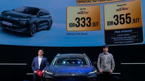 MG, MG Resmi Luncurkan Mobil SUV Listrik Keluarga di IIMS 2026
