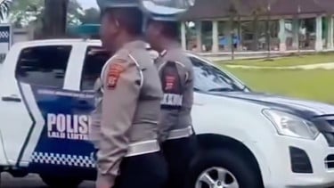 Polisi Sudah Siap Razia, Jalanan Mendadak Sepi Tak Ada Kendaraan