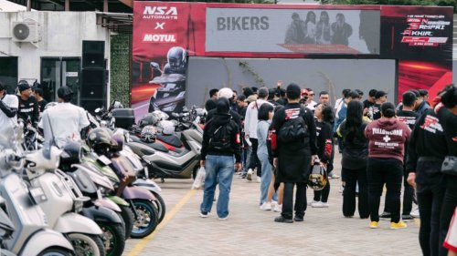 Motor Matic Modifikasi Jadi Sorotan di Bogor Ride 2026