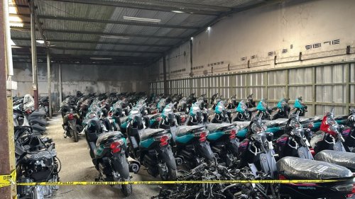 Ribuan Motor Curian yang Diamankan Polisi Masih Terlihat Baru, Ternyata Ini Modusnya