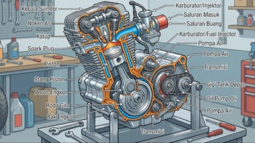 Berapa Lama Umur Mesin Motor? Banyak Pengendara Ternyata Masih Salah Paham
