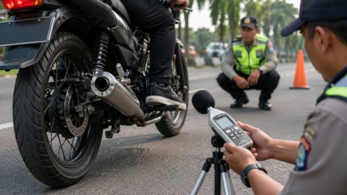 Jangan Kaget Ditilang, Ini Batas Kebisingan Knalpot Motor dan Mobil di Indonesia