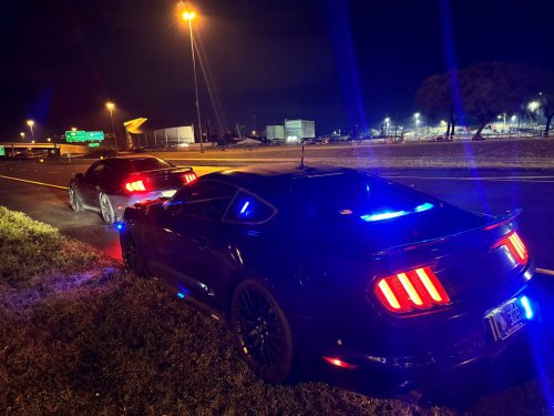 Super speeder teen maxed out his Mustang at 154 mph, then realized the cop did too