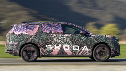 Skoda’s Three-Row EV Brings 373 Miles To The Kia EV9 Fight