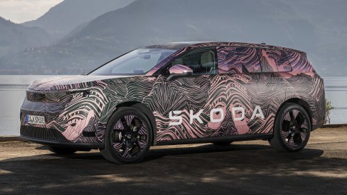 Skoda’s Three-Row EV Brings 373 Miles To The Kia EV9 Fight