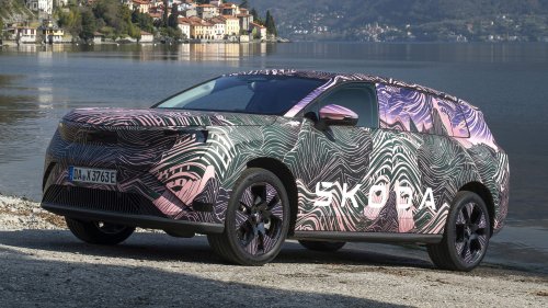 Skoda’s Three-Row EV Brings 373 Miles To The Kia EV9 Fight