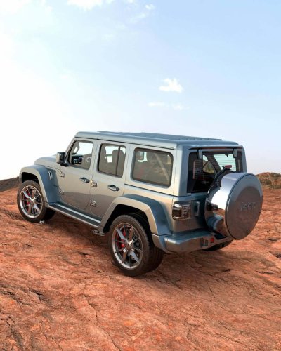 A Hellcat, And A G63 AMG Makeover Walk Into A Jeep Wrangler That Doesn’t Exist
