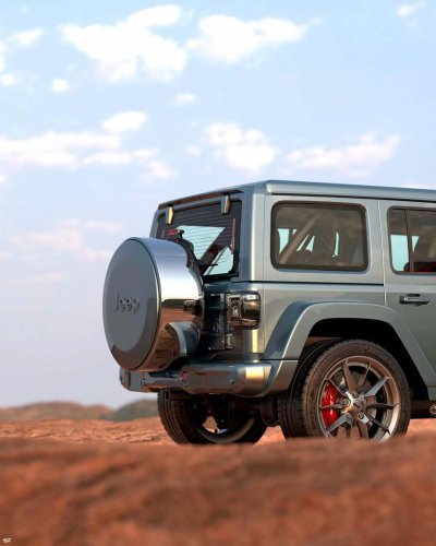 A Hellcat, And A G63 AMG Makeover Walk Into A Jeep Wrangler That Doesn’t Exist