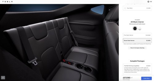 Tesla, Tesla’s Third Row Is Back, And It’ll Cost UK Families £12,500 To Get There