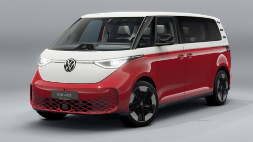 VW’s 2026 ID. Buzz Adds 335 HP And Real Buttons, America Gets Neither