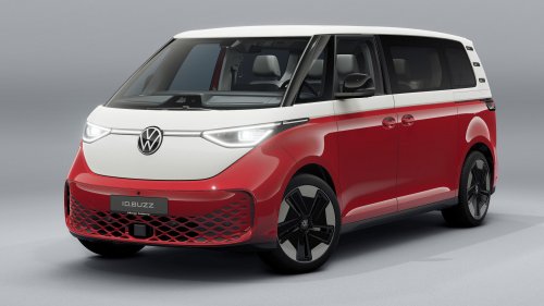 VW’s 2026 ID. Buzz Adds 335 HP And Real Buttons, America Gets Neither