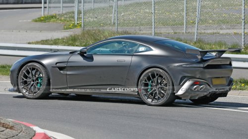 The Regular Vantage Has Four Exhaust Pipes, This Prototype Has Eight