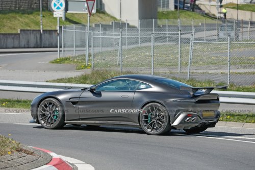The Regular Vantage Has Four Exhaust Pipes, This Prototype Has Eight