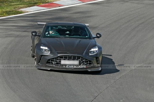 The Regular Vantage Has Four Exhaust Pipes, This Prototype Has Eight