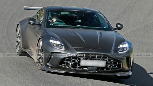 The Regular Vantage Has Four Exhaust Pipes, This Prototype Has Eight