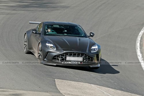 The Regular Vantage Has Four Exhaust Pipes, This Prototype Has Eight