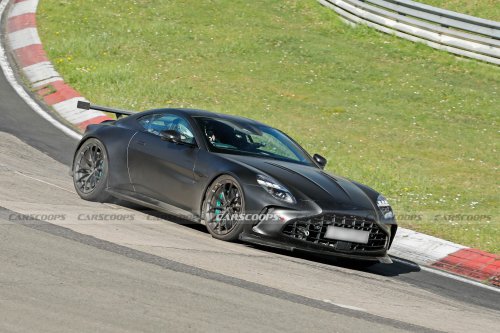 The Regular Vantage Has Four Exhaust Pipes, This Prototype Has Eight