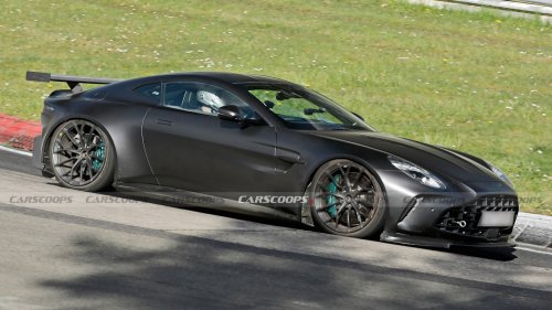 The Regular Vantage Has Four Exhaust Pipes, This Prototype Has Eight