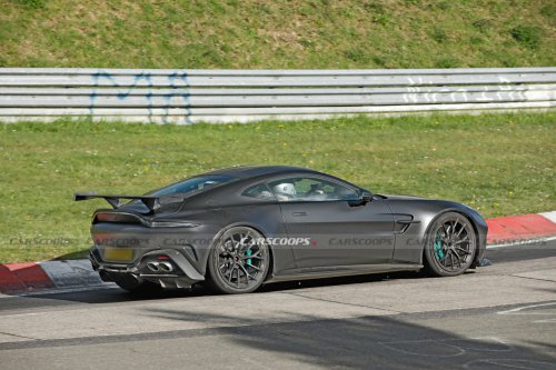The Regular Vantage Has Four Exhaust Pipes, This Prototype Has Eight