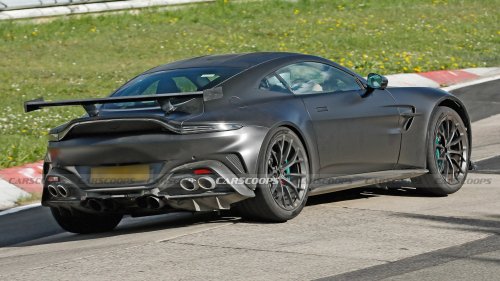 The Regular Vantage Has Four Exhaust Pipes, This Prototype Has Eight