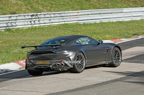 The Regular Vantage Has Four Exhaust Pipes, This Prototype Has Eight