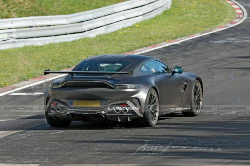 The Regular Vantage Has Four Exhaust Pipes, This Prototype Has Eight