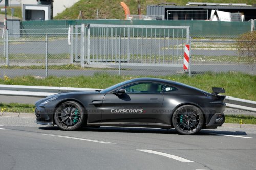 The Regular Vantage Has Four Exhaust Pipes, This Prototype Has Eight