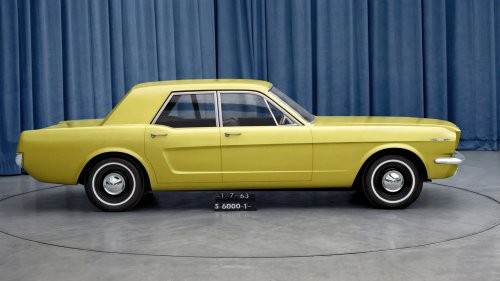 Ford, Ford Mustang, Ford’s AI Experiment Gives Classic Mustang Prototype Photos A New Coat Of Paint