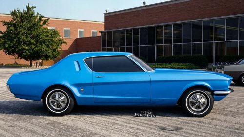 Ford’s AI Experiment Gives Classic Mustang Prototype Photos A New Coat Of Paint
